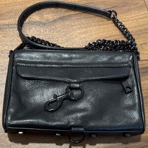 Rebecca Minkoff Black Leather Crossbody Bag